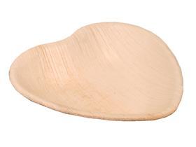 SCHALE PALMBLATT  herzförmig, 11.5 x 12 cm