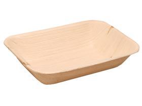 TELLER PALMBLATT  rechteckig, 13 x 19 cm, 4 cm tief