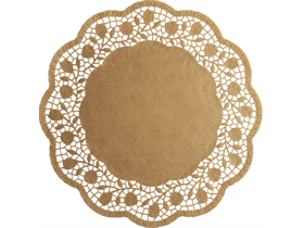 TORTENSPITZEN RUND  ø 36 cm, rund, braun