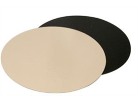 GOLDKARTONSCHEIBEN  ø 36 cm rund, gold/schwarz - Scheitlin Papier GOLDKARTONSCHEIBEN  ø 36 cm rund, gold/schwarz