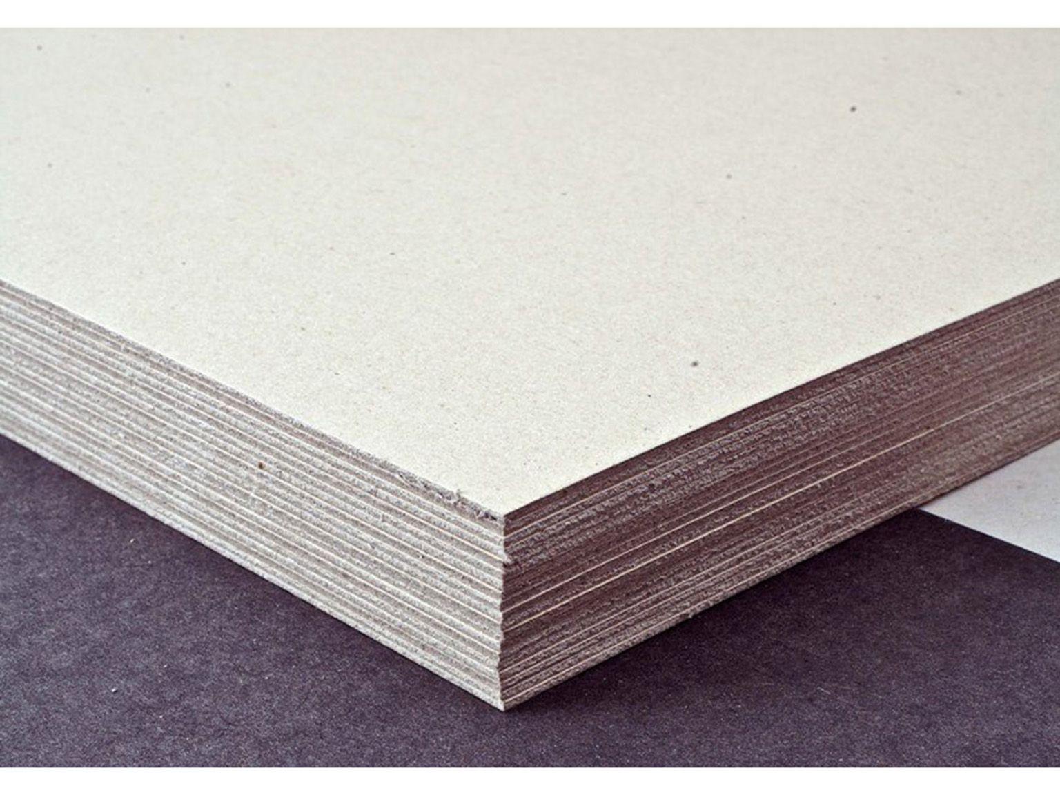 GRAUKARTON  1000 gm2, 80 x 120 cm geb. 25 kg