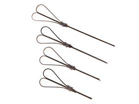FINGERFOODSPIESS  15 cm, aus Bambus, HERZ, schwarz - Scheitlin Papier FINGERFOODSPIESS  15 cm, aus Bambus, HERZ, schwarz