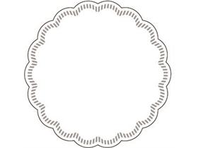 TASSENUNTERSETZER TISSUE+FOLIE  &oslash; 90 mm, Tissue + Folie, einfarbig