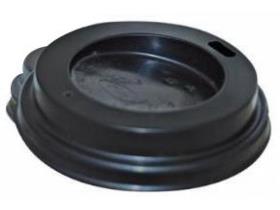 DECKEL ZU KAFFEEBECHER 2DL  schwarz, PS, &Oslash; 80mm