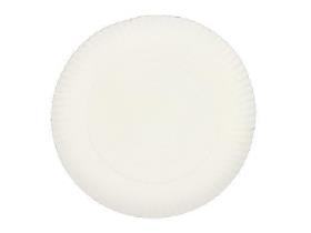 KARTONTELLER  ø 26 cm, weiss beschichtet