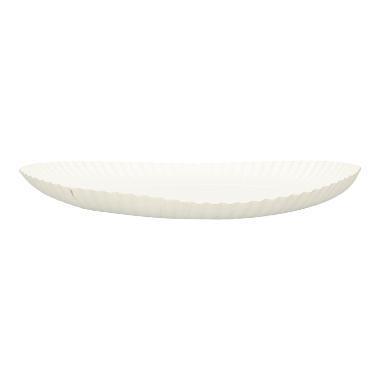 KARTONTELLER  ø 26 cm, weiss beschichtet
