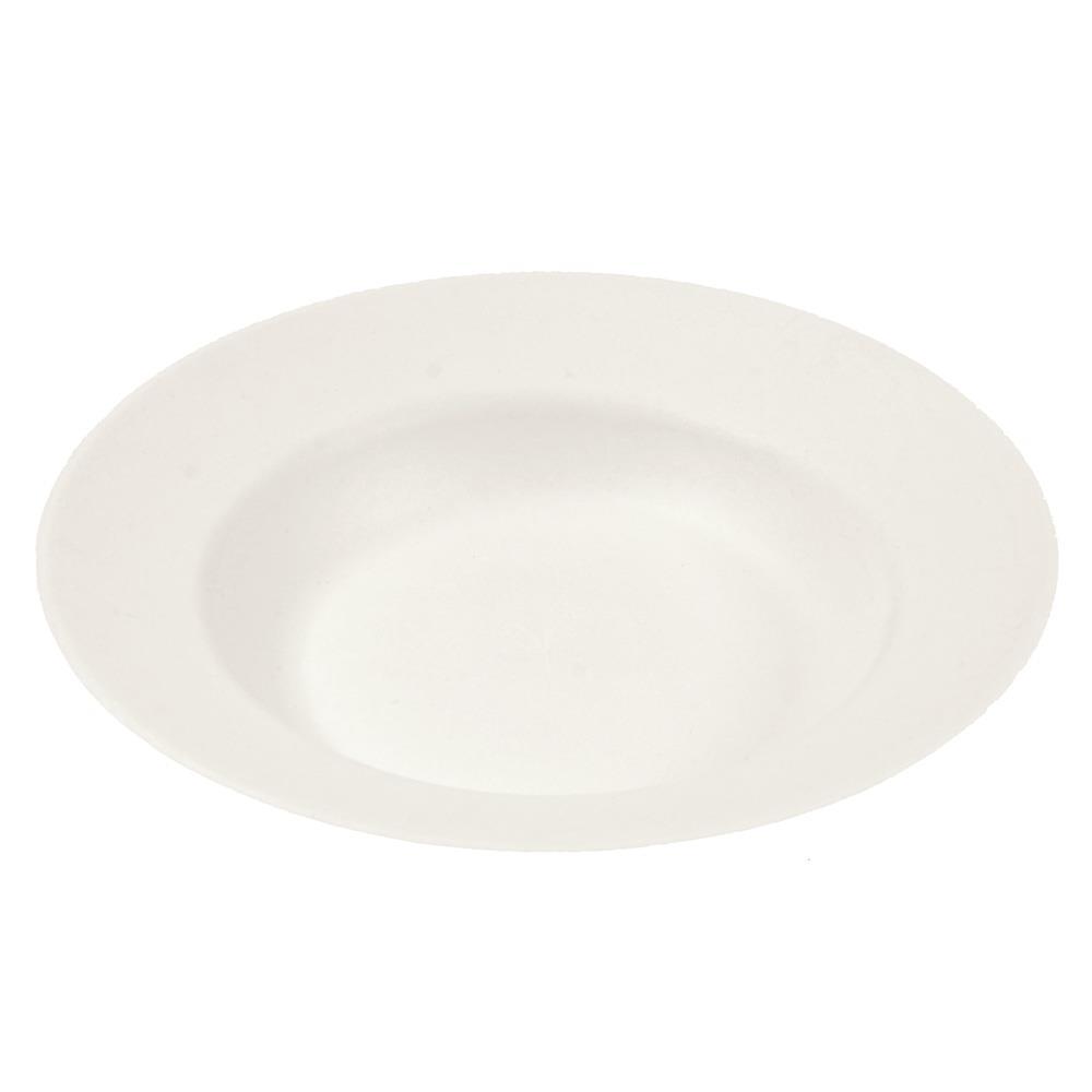 TELLER BAGASSE  rund, ø 23 cm, weiss, GOURMET