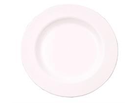 TELLER BAGASSE  rund, &oslash; 27 cm, weiss, GOURMET