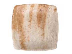 TELLER PALMBLATT  quadratisch, 15 x 15 cm, Höhe 1.8 cm