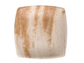 TELLER PALMBLATT  quadratisch, 20 x 20 cm, Höhe 1.8 cm