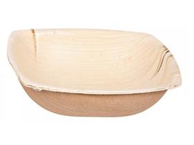 SCHALE PALMBLATT  eckig, 14 x 14 x 4.5 cm / 350 ml