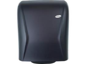 HANDTUCHROLLENSPENDER HAGLEITNER  Hybrid, Farbe schwarz, 2 Rollensystem - Scheitlin Papier HANDTUCHROLLENSPENDER HAGLEITNER  Hybrid, Farbe schwarz, 2 Rollensystem