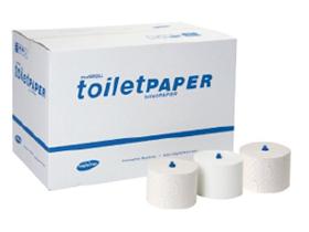 WC-PAPIER 2-LAGIG HAGLEITNER  B2, 850 Blatt, weiss, Recycling, geprägt - Scheitlin Papier WC-PAPIER 2-LAGIG HAGLEITNER  B2, 850 Blatt, weiss, Recycling, geprägt
