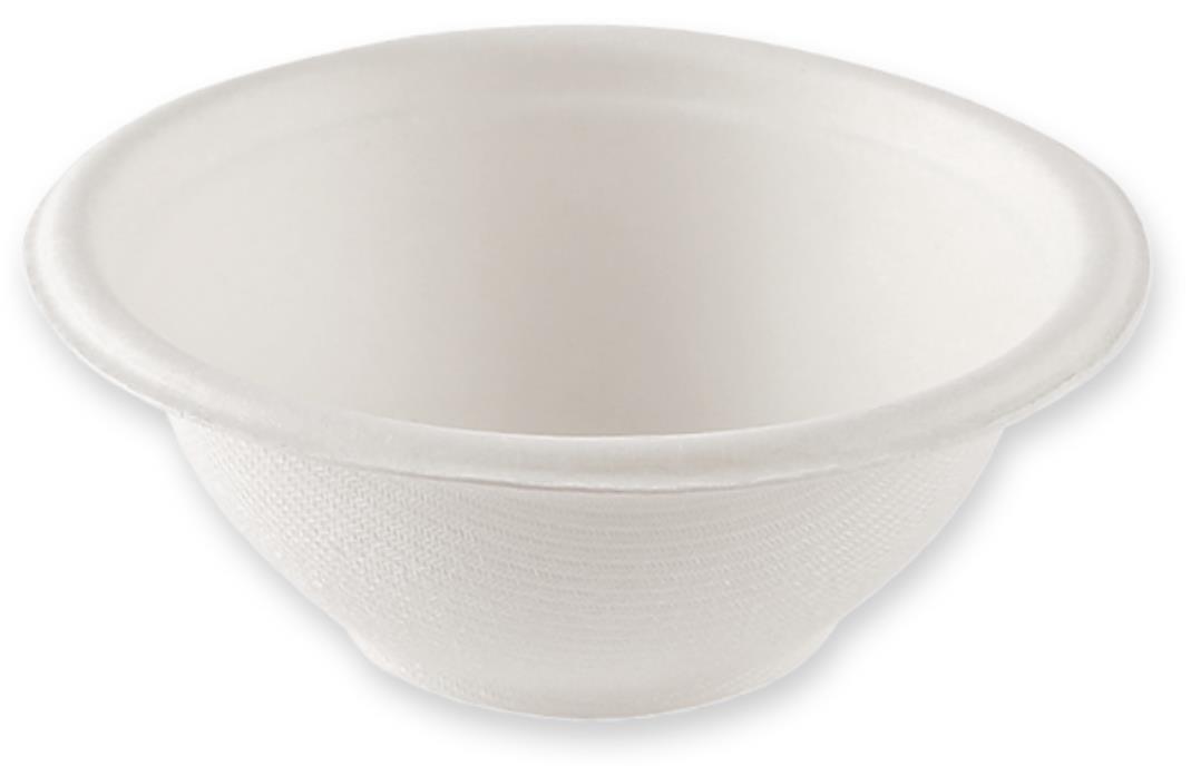 SCHALE BAGASSE  250 ml, rund, ø 11.5 cm, Höhe 4.0 cm