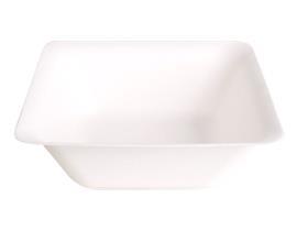 SCHALE BAGASSE  quadratisch, 16.5 x 16.5 x 5.5 cm, weiss
