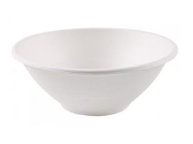 SCHALE BAGASSE  900 ml, rund, ø 19.5 cm, Höhe 6.5 cm