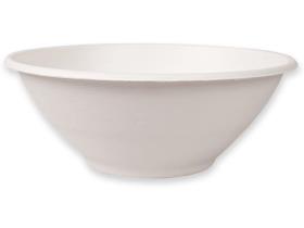 SCHALE BAGASSE  1200 ml, rund, ø 19.5 cm, Höhe 7.5 cm