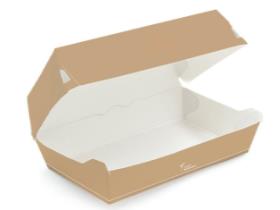 SANDWICHBOX KARTON  aus braunem Karton, 220 x 135 x 80 mm - Scheitlin Papier SANDWICHBOX KARTON  aus braunem Karton, 220 x 135 x 80 mm