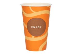 AUTOMATENBECHER "ENJOY"  3 dl , Neutraldruck, Pappe, Ø 8 cm