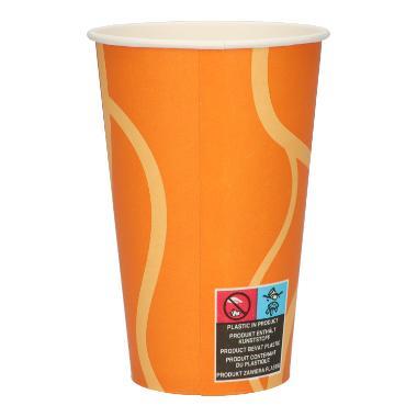 AUTOMATENBECHER "ENJOY"  3 dl , Neutraldruck, Pappe, Ø 8 cm