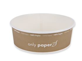 SALATSCHALE KARTON  Karton weiss, rund, ø 185 mm, 1300 ml