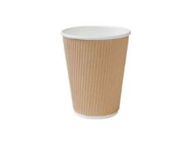 KAFFEEBECHER RIFFEL  3 dl, Neutraldruck, 2-wandig, geriffelt - Scheitlin Papier KAFFEEBECHER RIFFEL  3 dl, Neutraldruck, 2-wandig, geriffelt