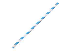 TRINKHALME PAPIER  blau, gerade, ø 6 mm, Länge 195 mm - Scheitlin Papier TRINKHALME PAPIER  blau, gerade, ø 6 mm, Länge 195 mm