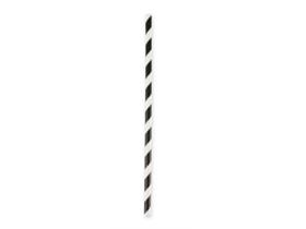 TRINKHALME PAPIER  schwarz, gerade, ø 6 mm, Länge 197 mm - Scheitlin Papier TRINKHALME PAPIER  schwarz, gerade, ø 6 mm, Länge 197 mm