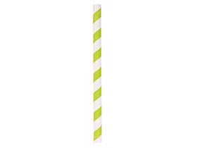 TRINKHALME PAPIER  grün ges., gerade, ø 8 mm, L: 130 mm - Scheitlin Papier TRINKHALME PAPIER  grün ges., gerade, ø 8 mm, L: 130 mm