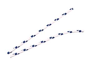TRINKHALME PAPIER  dunkelblau/weiss, mit Knick, ø 6 mm - Scheitlin Papier TRINKHALME PAPIER  dunkelblau/weiss, mit Knick, ø 6 mm