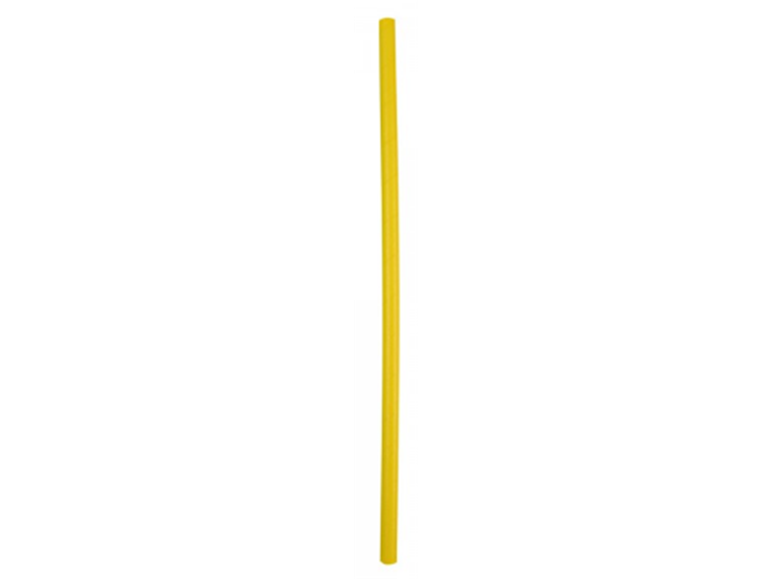 TRINKHALME PAPIER  gelb, gerade, ø 8 mm, Länge 250 mm