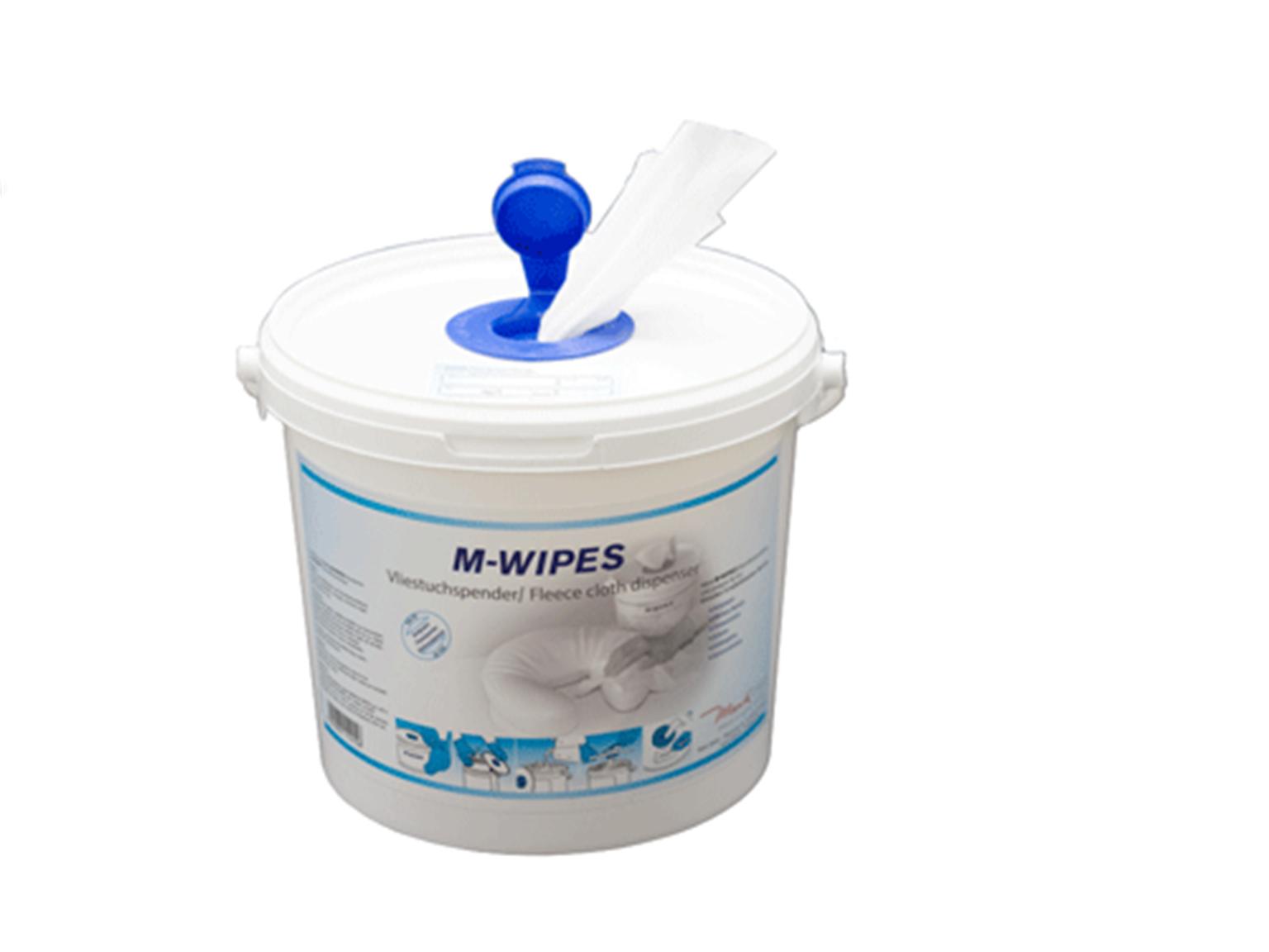 M-WIPES EIMER KUNSTSTOFF  5,6 l , Vliestuch-Spendersystem