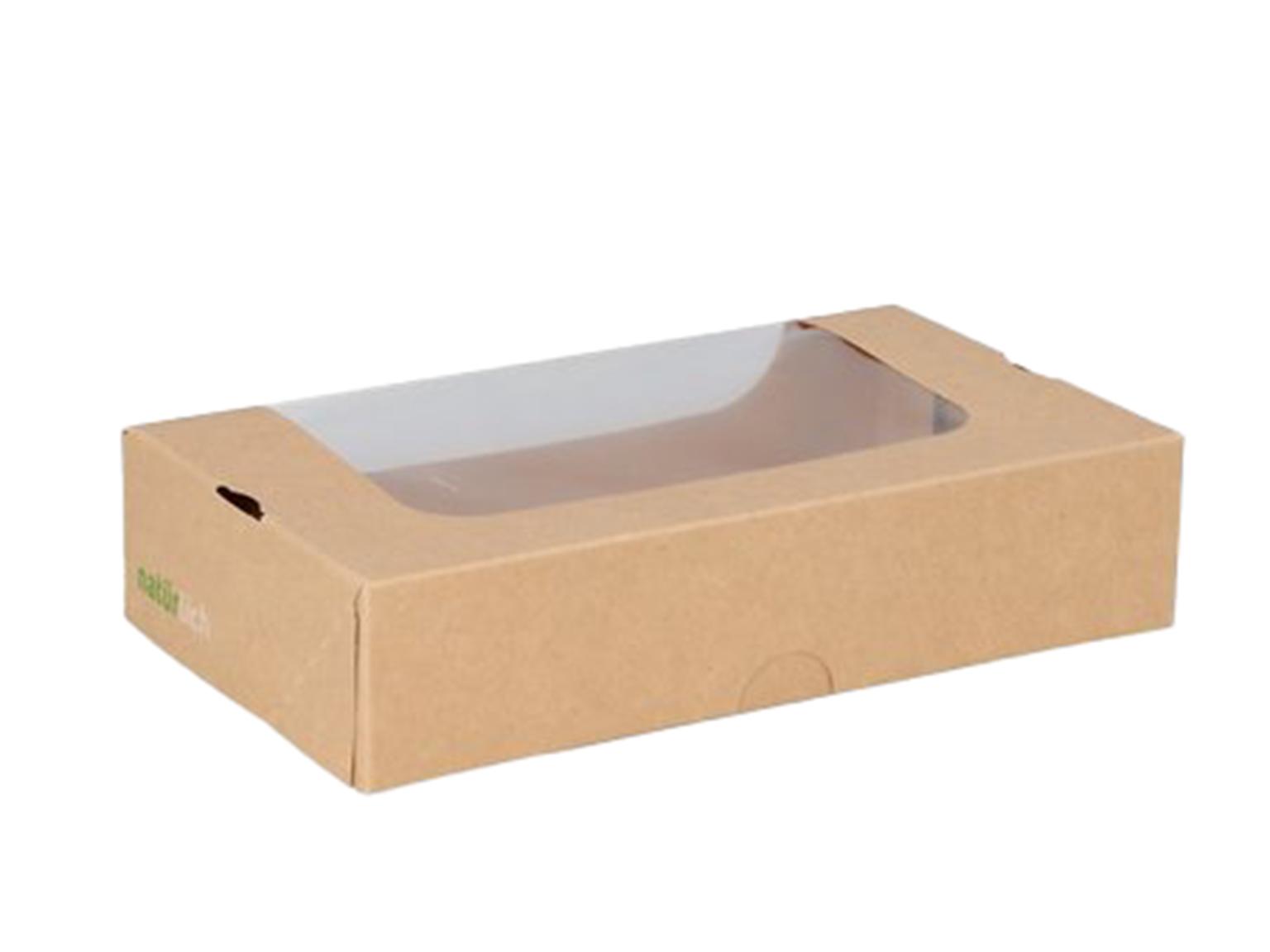 SUSHI-BOX  250 x 160 x 45 mm, Grösse L, Vollpappe