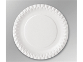 PAPPTELLER  rund, ø 18 cm, weiss