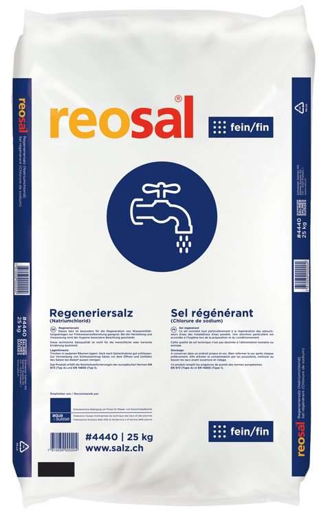 REGENERIERSALZ 25 KG  REOSAL Regenerier- oder Wasserenthärters