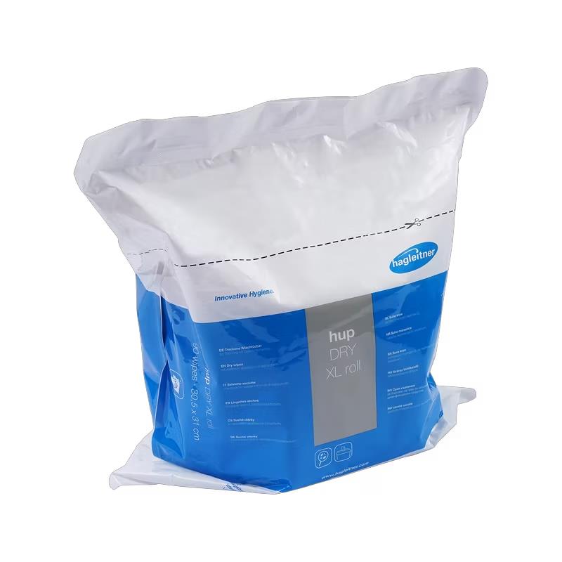 DESINFEKTIONSTUECHER  hup DRY XL, roll, trockene Vliestücher