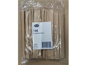 RUEHRSTAEBCHEN AUS HOLZ  110 mm, einzeln verpackt - Scheitlin Papier RUEHRSTAEBCHEN AUS HOLZ  110 mm, einzeln verpackt
