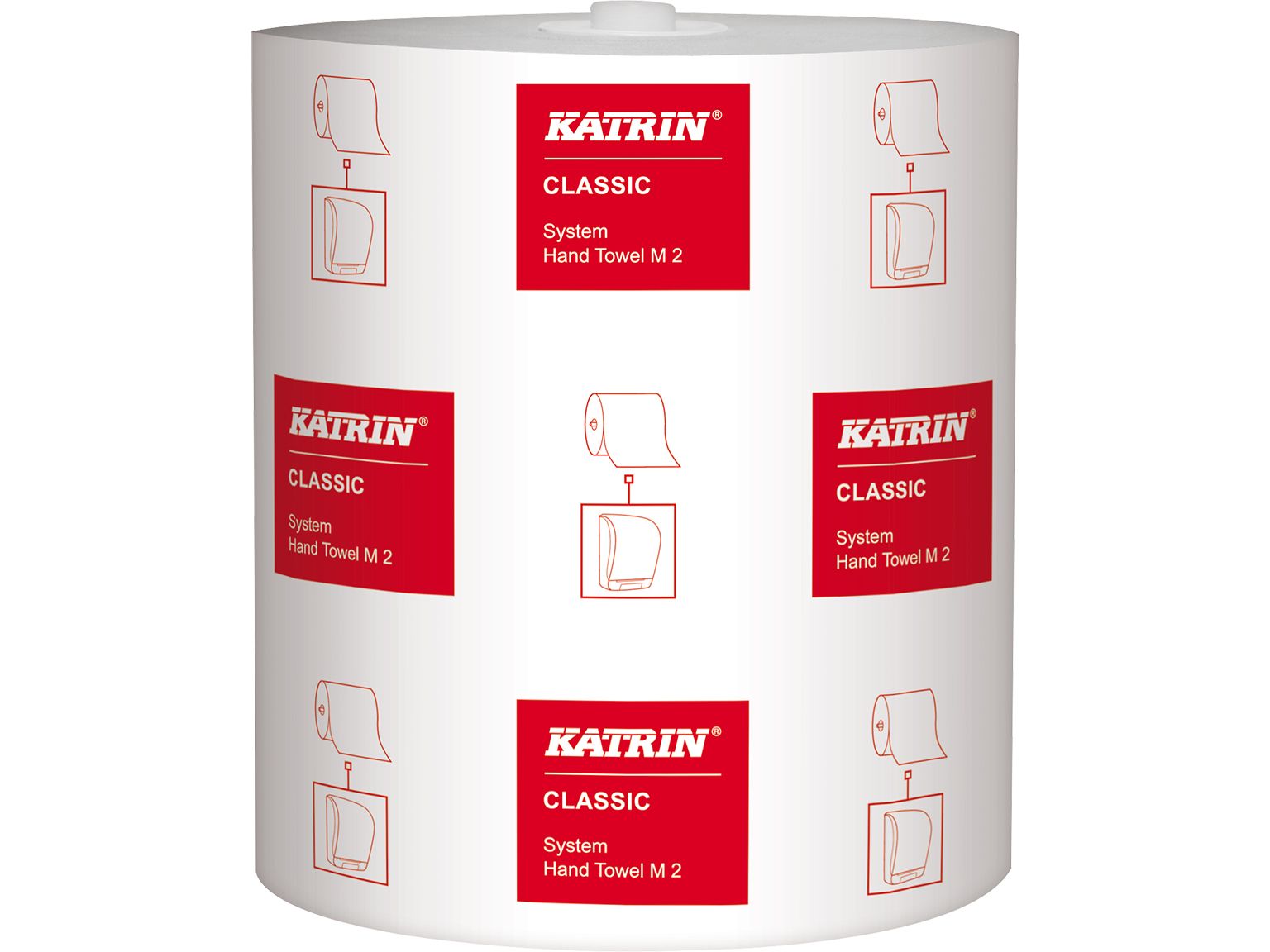HANDTUCHROLLEN 2-LAGIG KATRIN  Classic, 21 cm x 160 lfm, Tissue
