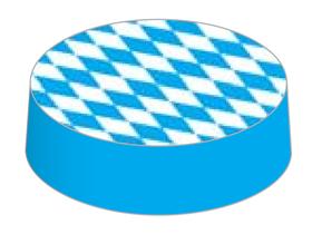 PAPER CAPS  60 mm, Bayern