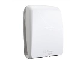 FALTHANDTUCHSPENDER  WELCOME TAPIRA  H:410 x B:320 x T:141 mm,weiss - Scheitlin Papier FALTHANDTUCHSPENDER  WELCOME TAPIRA  H:410 x B:320 x T:141 mm,weiss