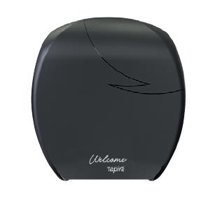 TOILETTENPAPIERSPENDER  WELCOME TAPIRA  H:296 x B:277 x T:135 mm,schwarz