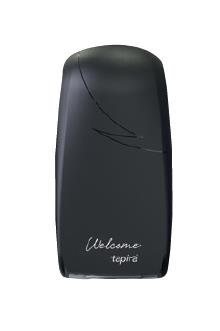 TOILETTENPAPIERSPENDER  WELCOME TAPIRA  H:328 x B:165 x T:135 mm,schwarz