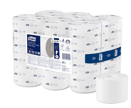 WC-PAPIER 3-LAGIG TORK  63.3 lfm, 9.3 cm x 63.3 lfm, Tissue