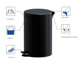 TRETEIMER 12 LITER  12 Liter, Höhe 40 cm, Ø 25 cm - Scheitlin Papier TRETEIMER 12 LITER  12 Liter, Höhe 40 cm, Ø 25 cm