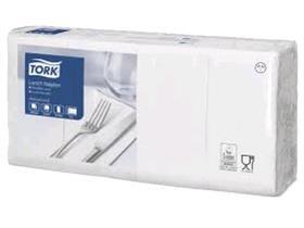 SERVIETTEN TORK  33 x 33 cm, 2-lagig, 1/8 Kopffalz, weiss - Scheitlin Papier SERVIETTEN TORK  33 x 33 cm, 2-lagig, 1/8 Kopffalz, weiss