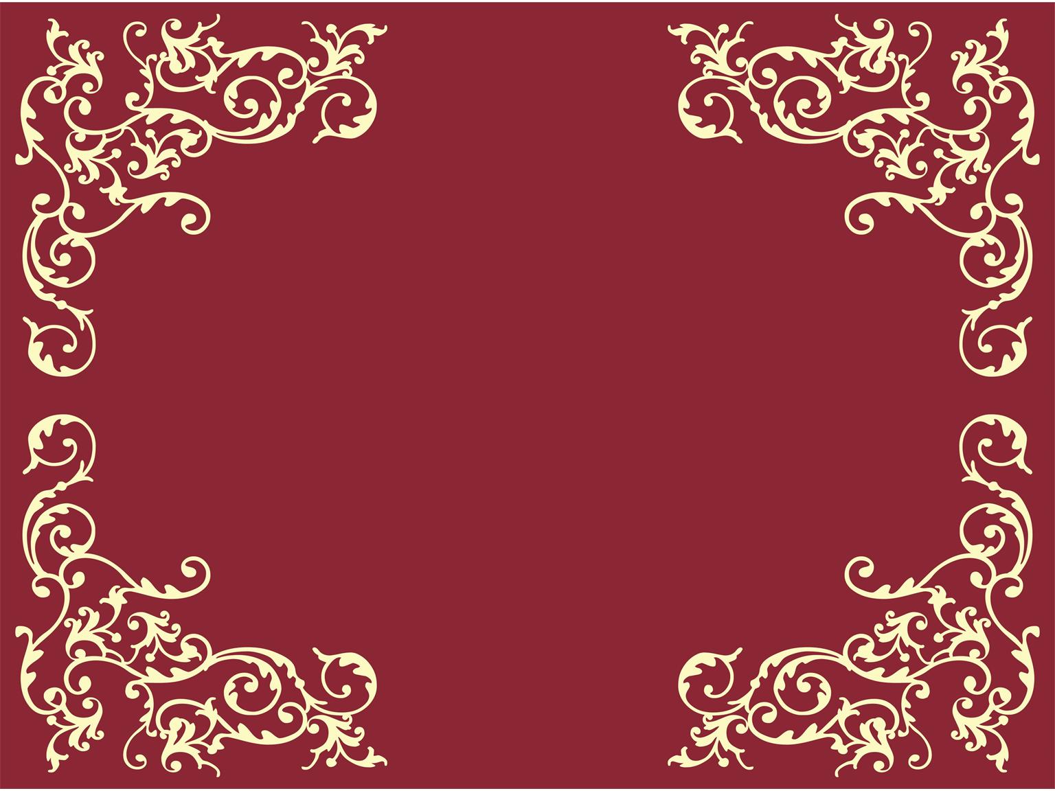 TISCHSET AIRLAID  "POMP", 40 x 30 cm, bordeaux-creme