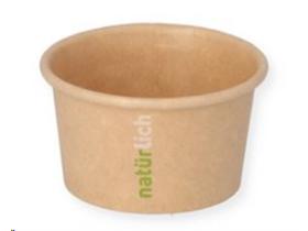 DRESSINGBECHER BRAUN  60 ml, "Natürlich", PE-beschichtet - Scheitlin Papier DRESSINGBECHER BRAUN  60 ml, "Natürlich", PE-beschichtet