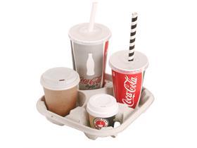 BECHERHALTER  für 4 Becher - Scheitlin Papier BECHERHALTER  für 4 Becher