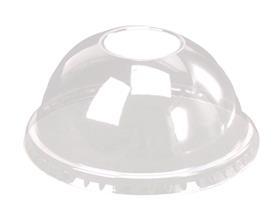 DOM-DECKEL ZU CLEAR CUP BIO PLA  aus PLA, ohne Öffnung, unbedruckt - Scheitlin Papier DOM-DECKEL ZU CLEAR CUP BIO PLA  aus PLA, ohne Öffnung, unbedruckt