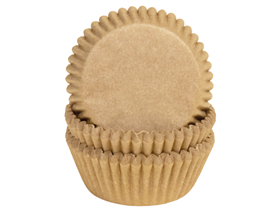 BACKFOERMCHEN  Ø 50 mm, Höhe 32 mm, braun, fettdicht